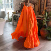 Ženska Maxi haljina 21481 narančasta