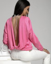 Ženska bluza s otvorenim leđima 6753