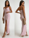 Ženska elegantna haljina s prorezom X6453