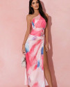 Ženska haljina u preljevnim bojama L9008