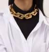 Ženska velika ogrlica SP3 zlatna boja