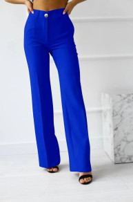 Ženske ravne hlače A0834 plave
