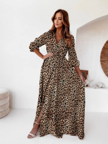 Ženska haljina s leopard printom 85451