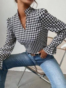 Ženska moderna bluza pepit FG1649