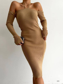 Ženska efektna haljina triko E0253