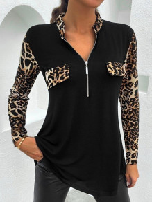 Ženska bluza s printom J4154