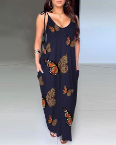 Ženska haljina s printom  J10268