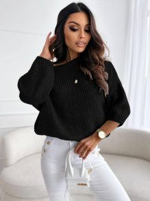 Ženski jednobojni džemper K908