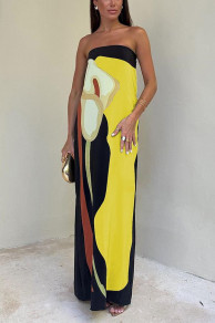 Ženska haljina s printom H46593