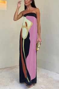 Ženska haljina s printom H46594