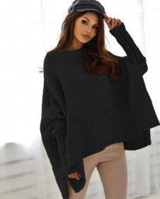 Ženski džemper s efektnim rukavima 00945