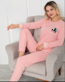 Ženska pidžama s printom F4213 
