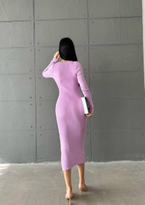 Ženska haljina s efektnim dekolteom PR5904 