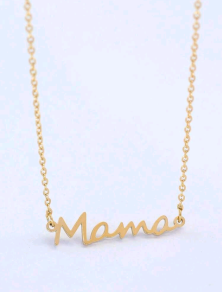 Ženska nježna ogrlica Mama SH9819