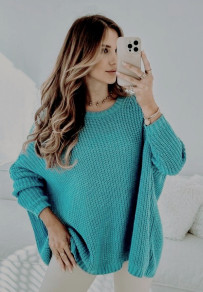 Ženski široki džemper K88317