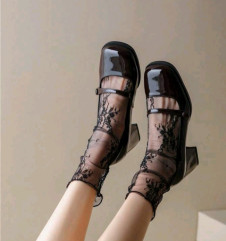 Ženske čipkaste čarape SH2932